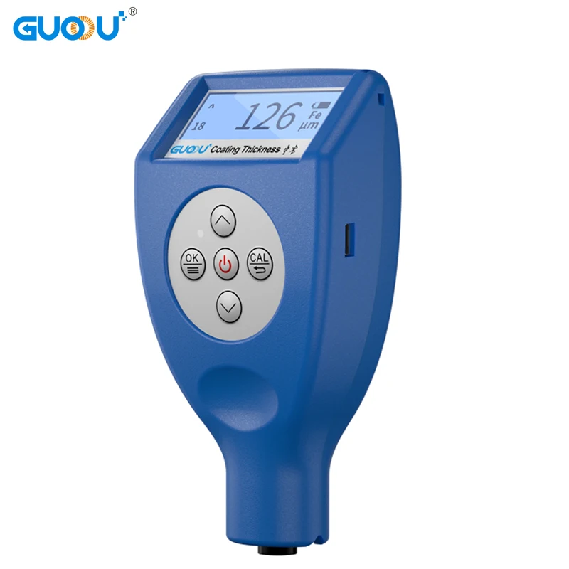 
LCD Display Coating Painting Film Zinc Plating Thickness Gauge Digital Coating Thickness Car Painting Meter Paint Tester 