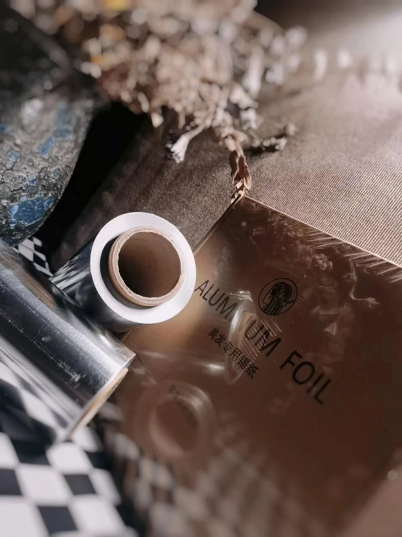 Hair Styling Products Hair Color Hairdressing Foils Pre-cut Disposable Aluminium Foil Professional Salon Paper Pop Up Hair Foil