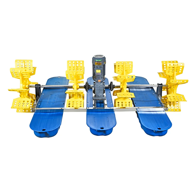 4 крыльчатка Paddlewheel 1.5Kw 380 В нержавеющая сталь 304 колеса затвора для рыбной фермы пруд аэратор