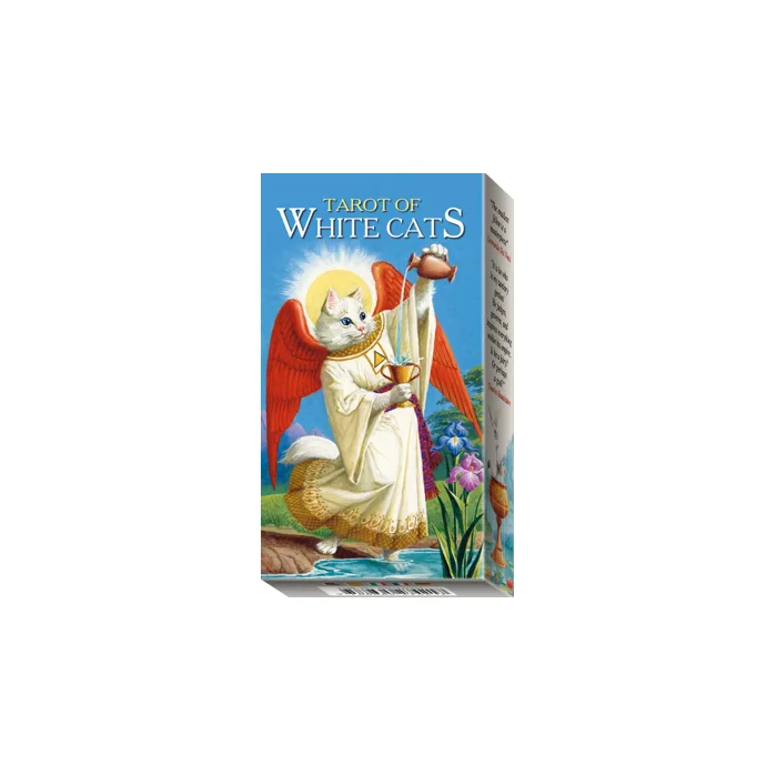 Made in Italy TAROT OF WHITE CATS Original and authentic design by Italian Artist