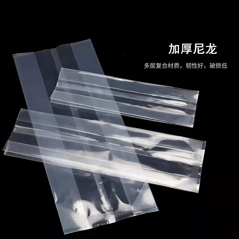 sac demballage en plastique Custom printed meat dry food 3 sides seal frozen food grade nylon plastic packaging vacuum bags