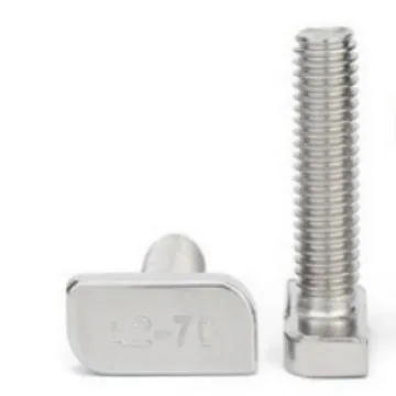 Stock Factory Price M8 M10 SS304 A2 Stainless Steel Hammer T Head Bolt For Solar And Aluminum Profile