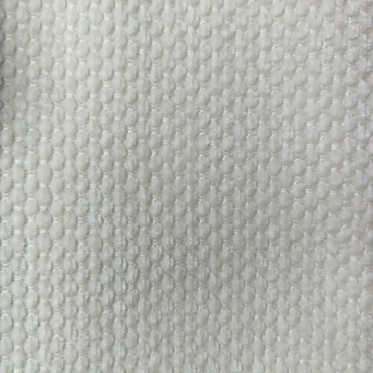 Home Textile Chenille Yarn 100% Polyester Velvet New Modern Chenille Beige Fabric Sofa Suite