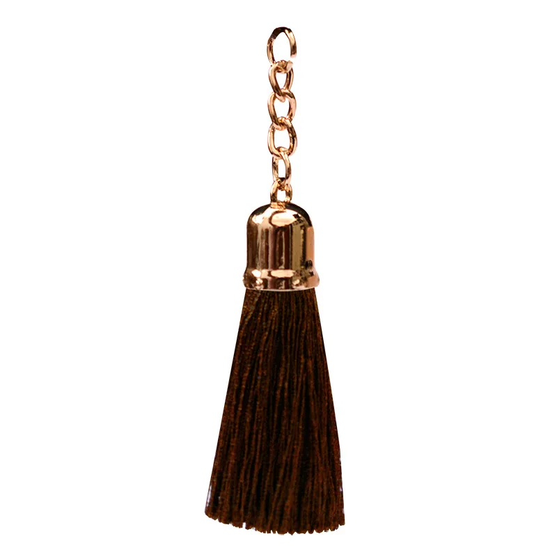 
LONGJIE tassel supplier wholesale nylon 5.5cm handmade decoration tassel for DIY keychain and jewelry making material 