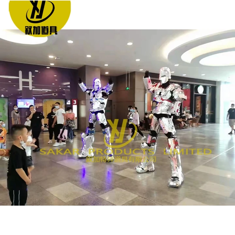 LED Costume Colorful Alien Clothing Wine Clothing Bar Stage Cross border Performance Clothing KTV Costume