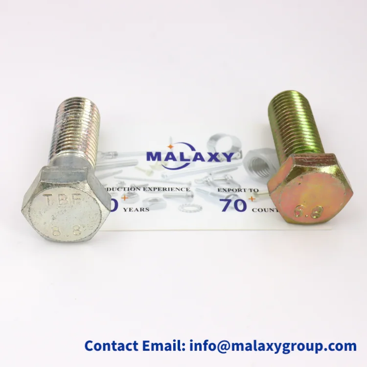 Malaxy A2-70 A4-80 DIN933 stainless steel hex screw bolt