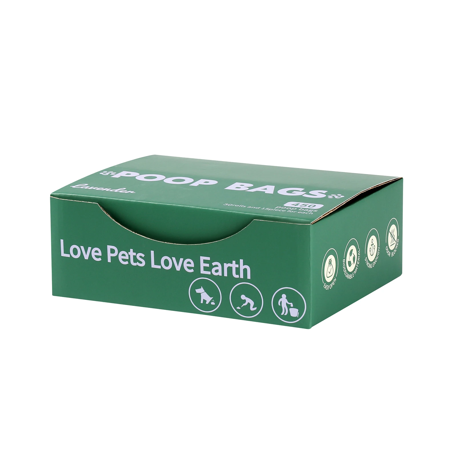 Eco-Friendly Custom EPI Dispenser Dog Poop Bags Biodegradable Compostable Pet Waste Sustainable Plastic Supplies for Cats Dogs