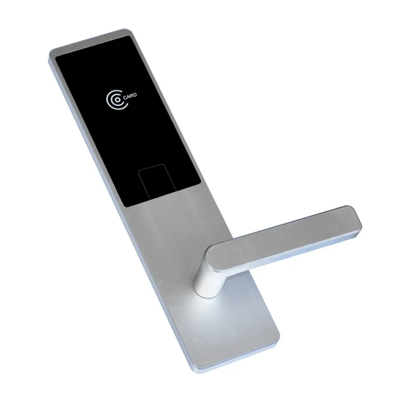 Aluminum electronic keyless sensor hotel door smart lock