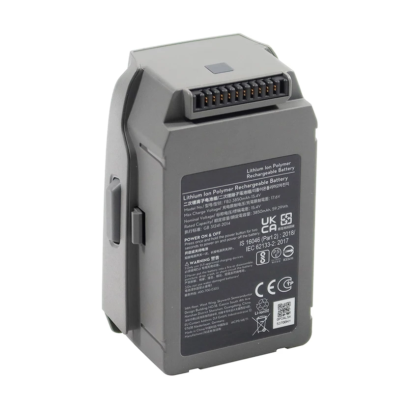 Li-ion 15.4V 3850mAh 59.29Wh Li-Poly Intelligent Replacement LiPo Mavic 2 Pro Flight Time UAV RC Drone Accessories Batteries