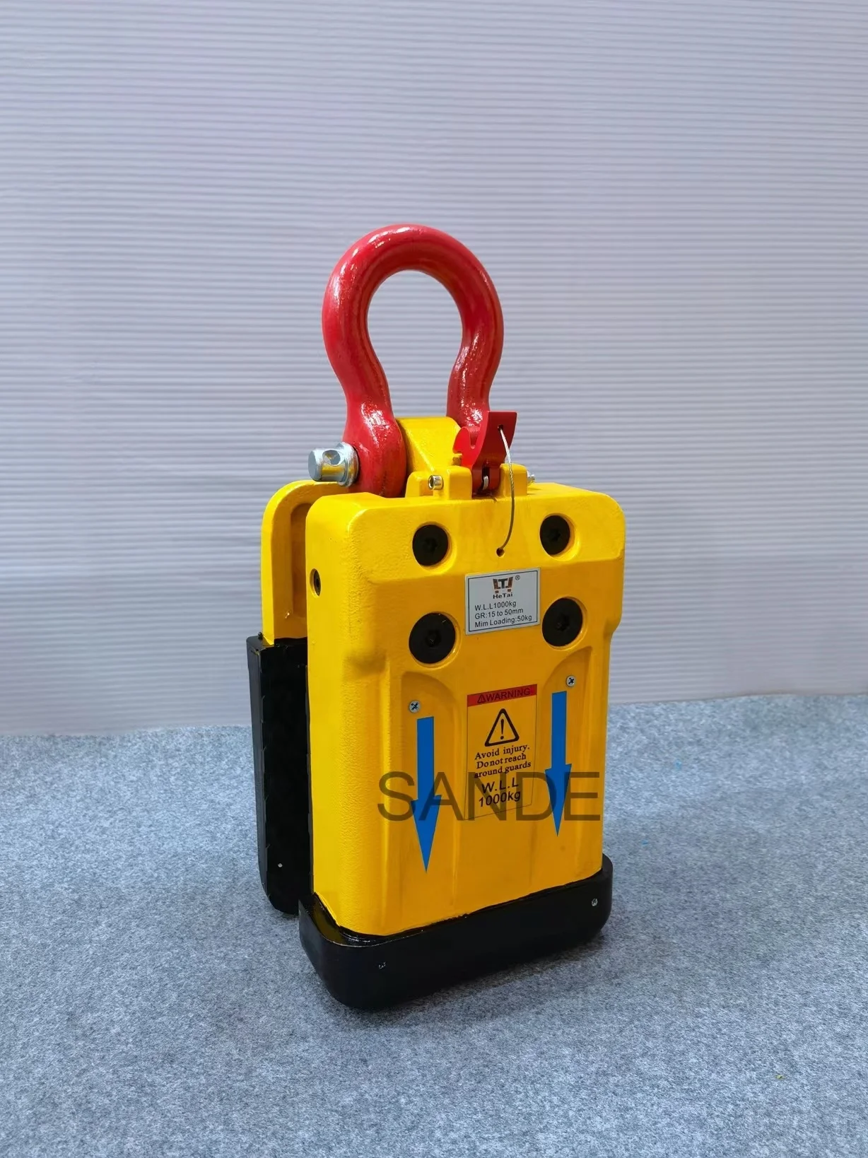 Hot Sale 1000kgs granite marble Lifting Clamp slab lifter Safety Stone Slabs Lifting Clamp