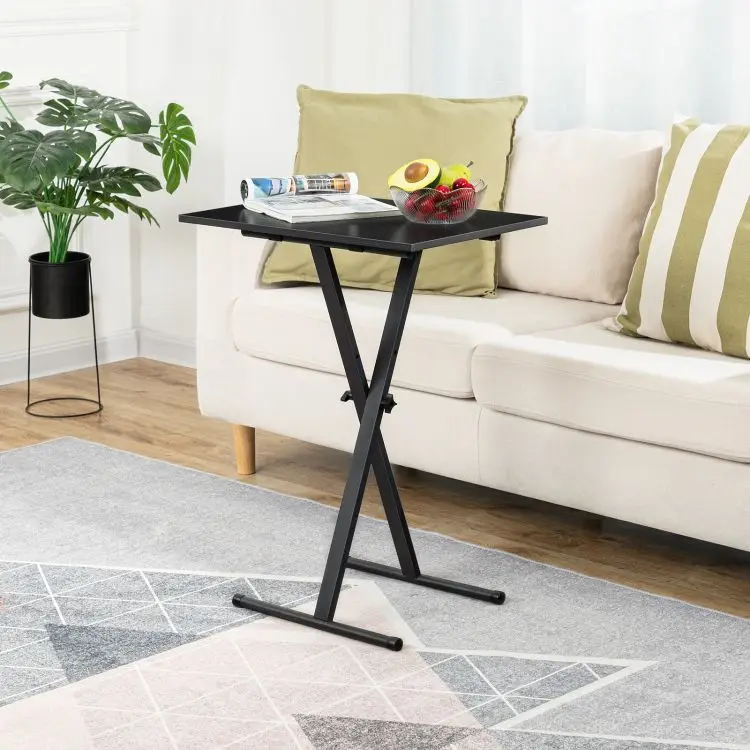 Wholesale Folding TV Tray Tables, HOOBRO Brand Foldable Side End Table, Small Sofa Snack Table Coffee Table for Living Room