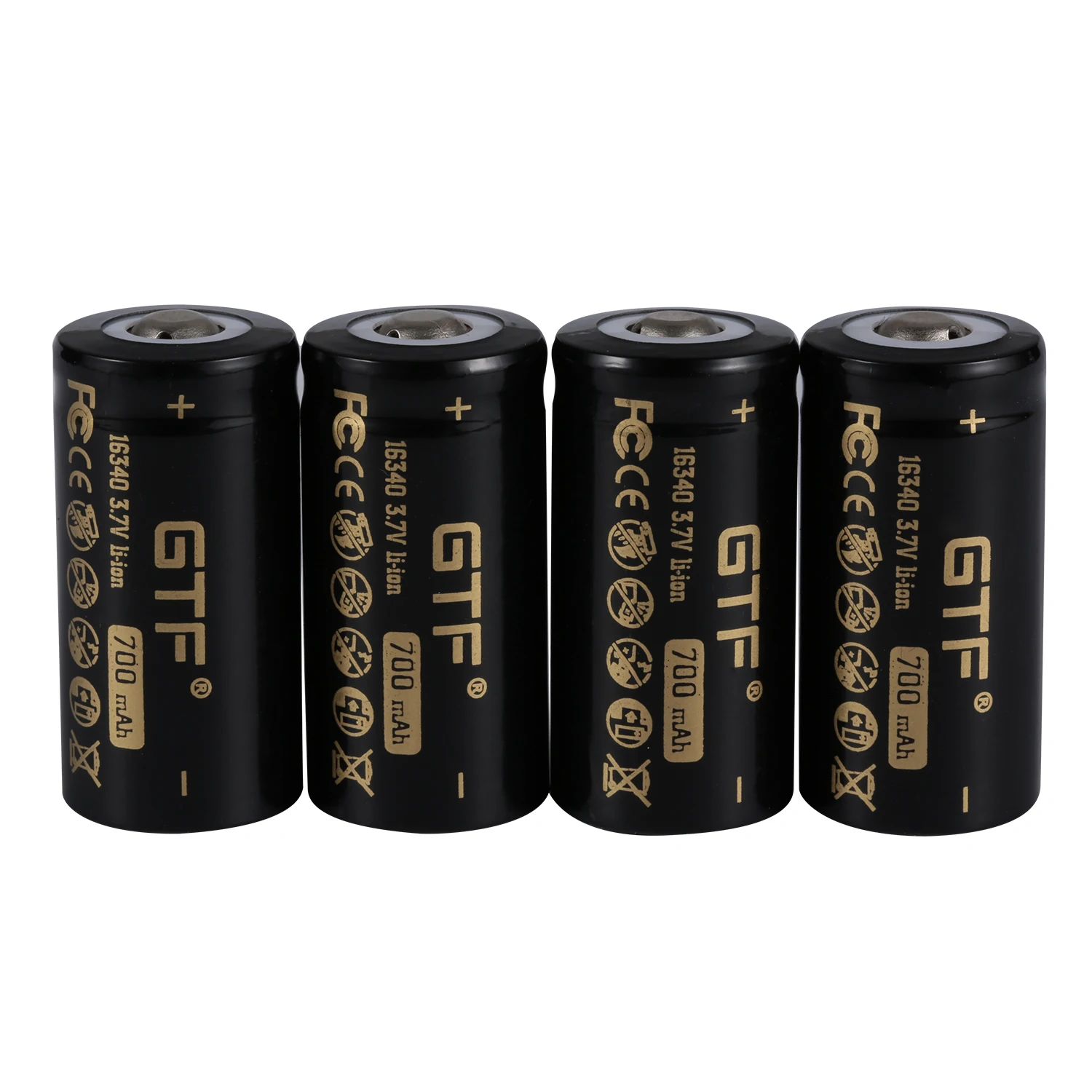 CR123A battery 16340 700mah 3.7v li-ion rechargeable battery