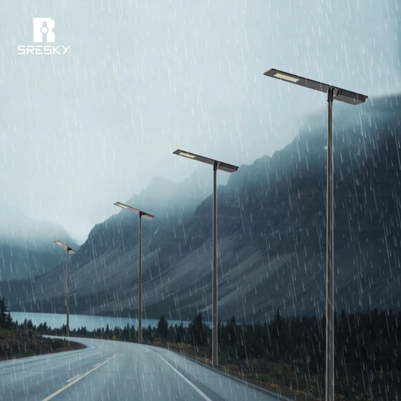 100w 120w Waterproof design of new energy glass Solar street light for outdoor use