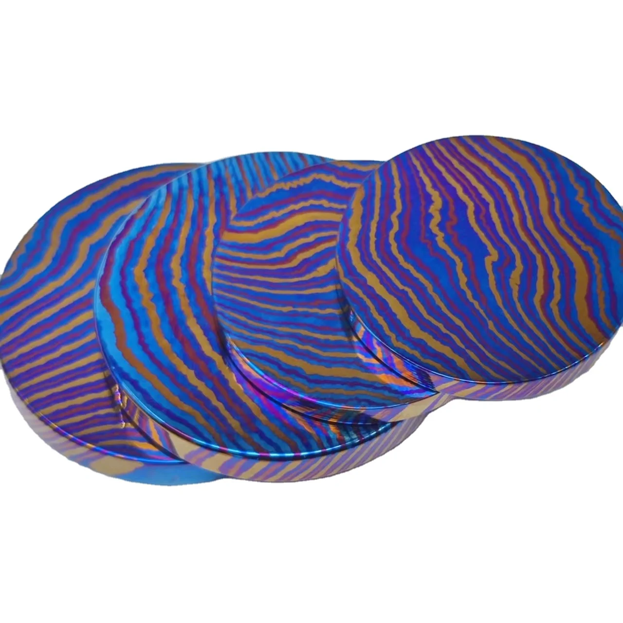 Titanium Alloy Ti-6al-4V Grade 5 Titanium Plate for Industrial Timascus Titanium Damascus sheet