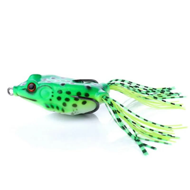 Large Frog water Soft Fishing Lures Bait Bass Crank baits