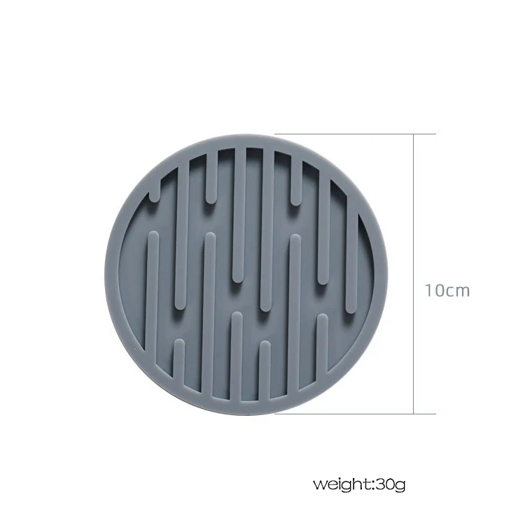 OEM&ODM Hot Selling Customized Color Drink Coffee Tea Mug Coasters Anti-Slip Non-Stick Silicone Coasters