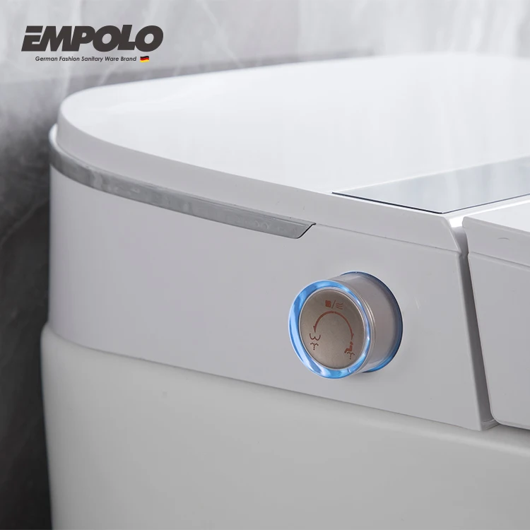 Empolo High Quality Bidet Power Toilet Bowl Commode Wc Smart Intelligent Toilet Strap with Automatic Flush Function Seat China