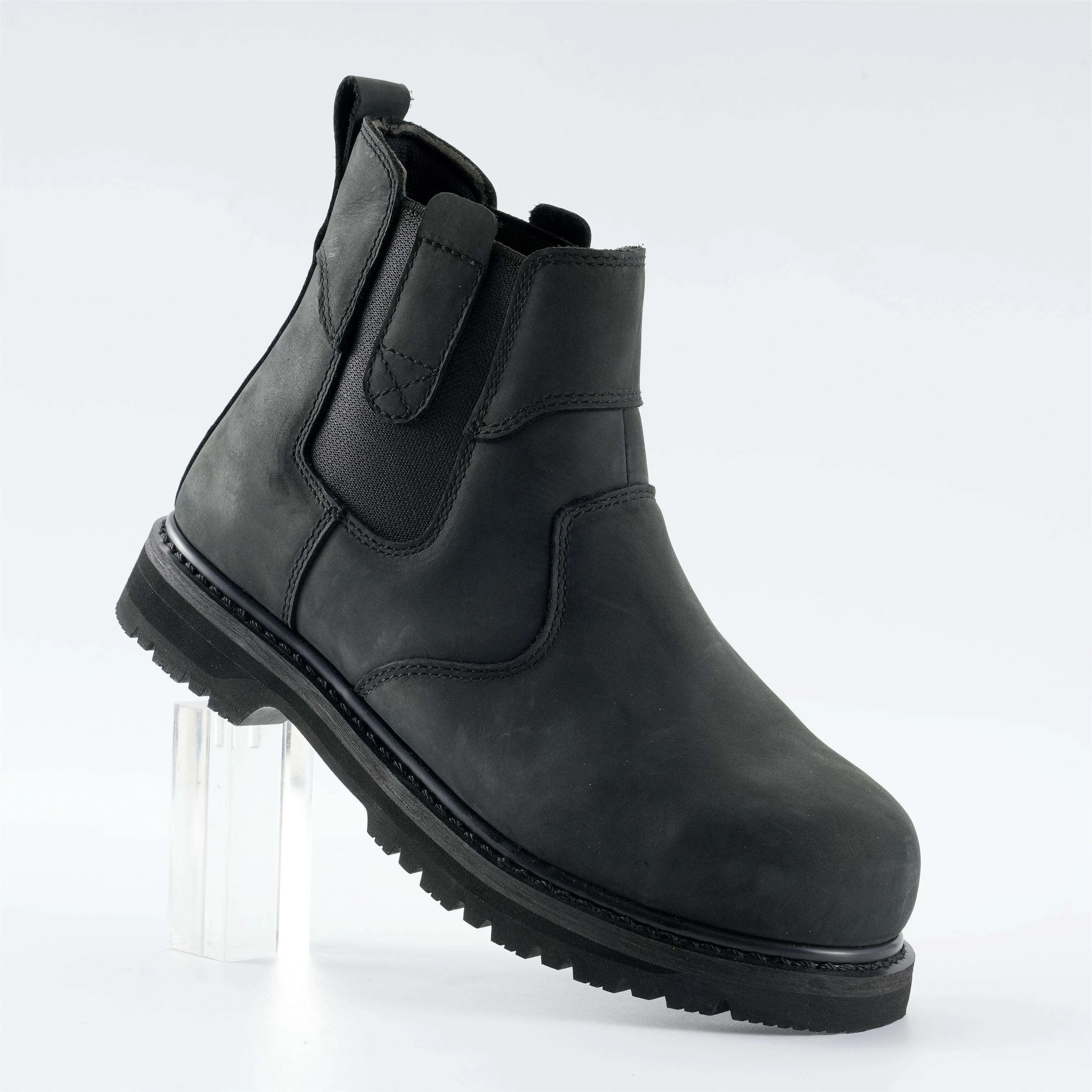 Goodyear style boots high-grade waterproof first layer cowhide fashionable comfortable safety shoes safety boots