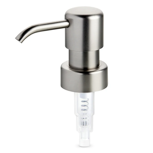 24/410 28/410 wash design shampoo push down hand plastic lotion  pump head foam liquid soap dispenser for gel square bottle