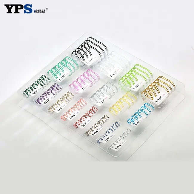  High Quality Sliver Color Spiral O Coil Book Binding Double