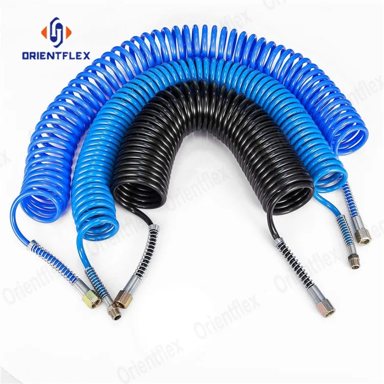 PU Retractable Enclosed Air Compressor Hose 3/8 Inch For Mini Air Compressor Set