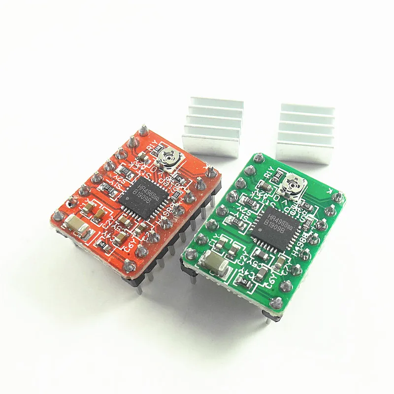 3D Printer Parts StepStick A4988 DRV8825 Stepper Motor IGBT Driver board With Heat sink Carrier Reprap stepper motor driver
