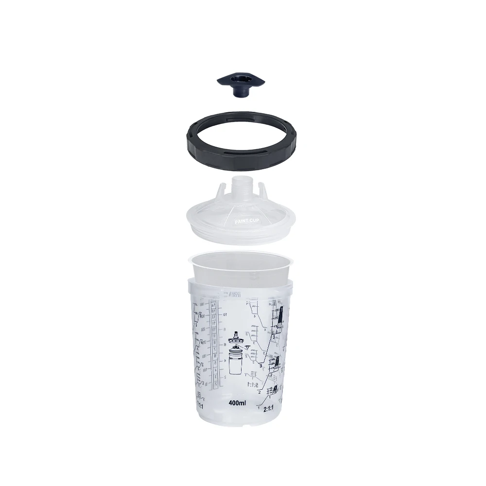 Speedy paint cup system mixing cup painting disposable pp paint cup