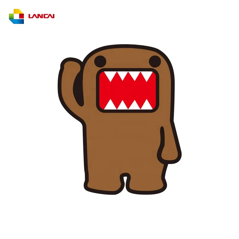Custom print pvc car stickers logo sticker domo jdm sticker