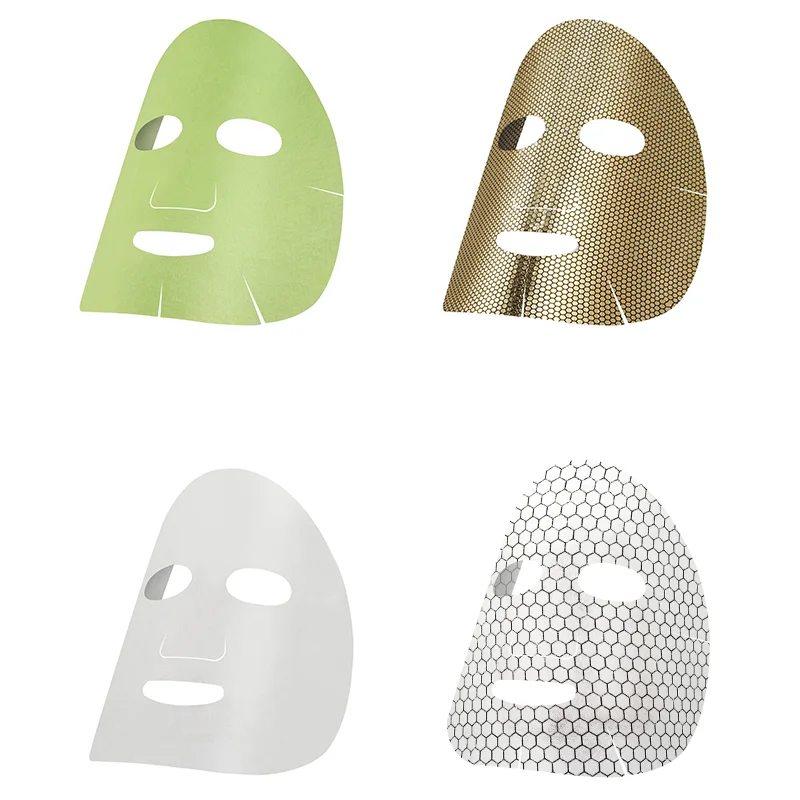 Temperature Sensitive Disposable Nonwoven Fabric Mask Dry Facial Mask Black Bamboo Charcoal Face Mask Sheet
