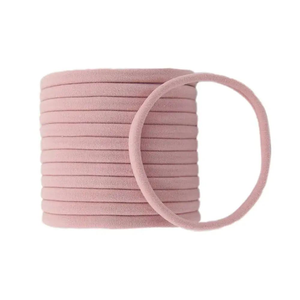 Ready To Ship In Stock Hair Elastic Bands Soft Multi color Hair Bands Rubber bands For Girls