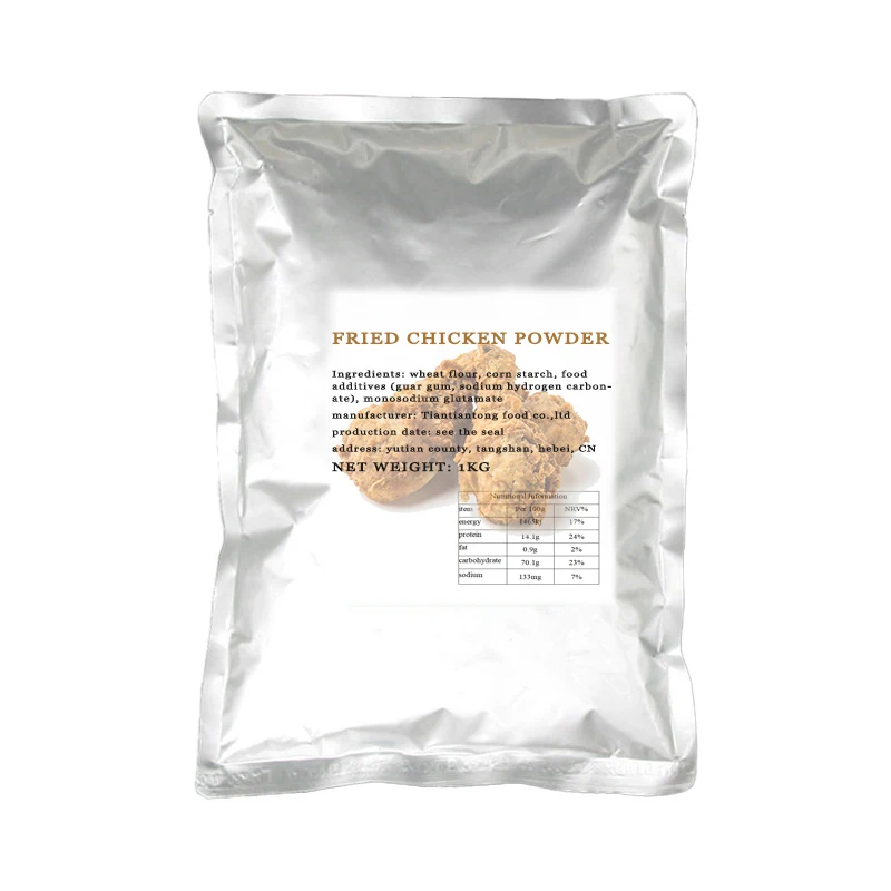 Factory Supply 1kg Crispy Fried Chicken Coating Mix Powder