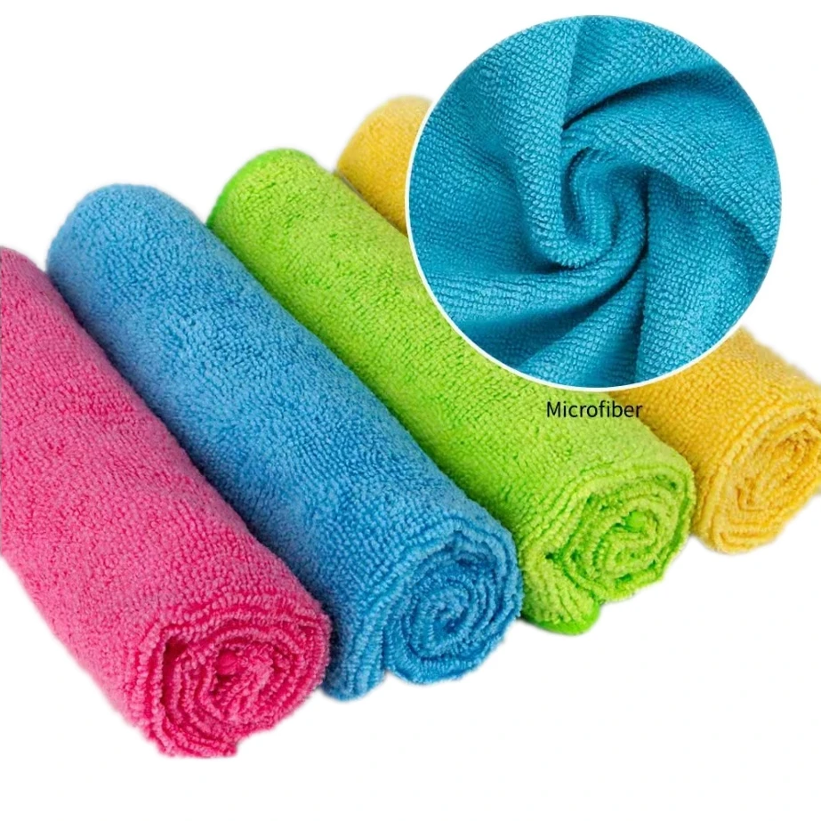 custom microfiber  disposable polyester polyamide car window cleaning dish drying cloths kitchen towel cloth microfibre supplier