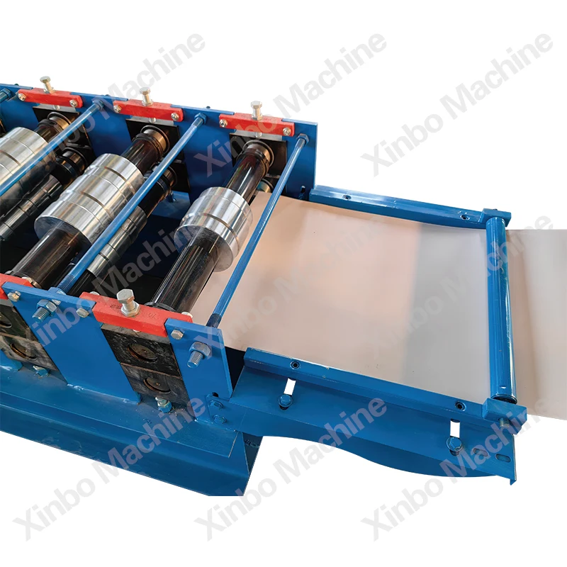 Xinbo Automatic Color Steel Portable Self Lock standing seam roof panel standing beam metal roof roll forming machine