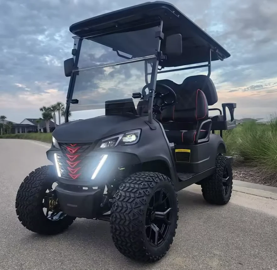 TongCai china factory sell cheap street legael  electric golf cart with folding windscreen