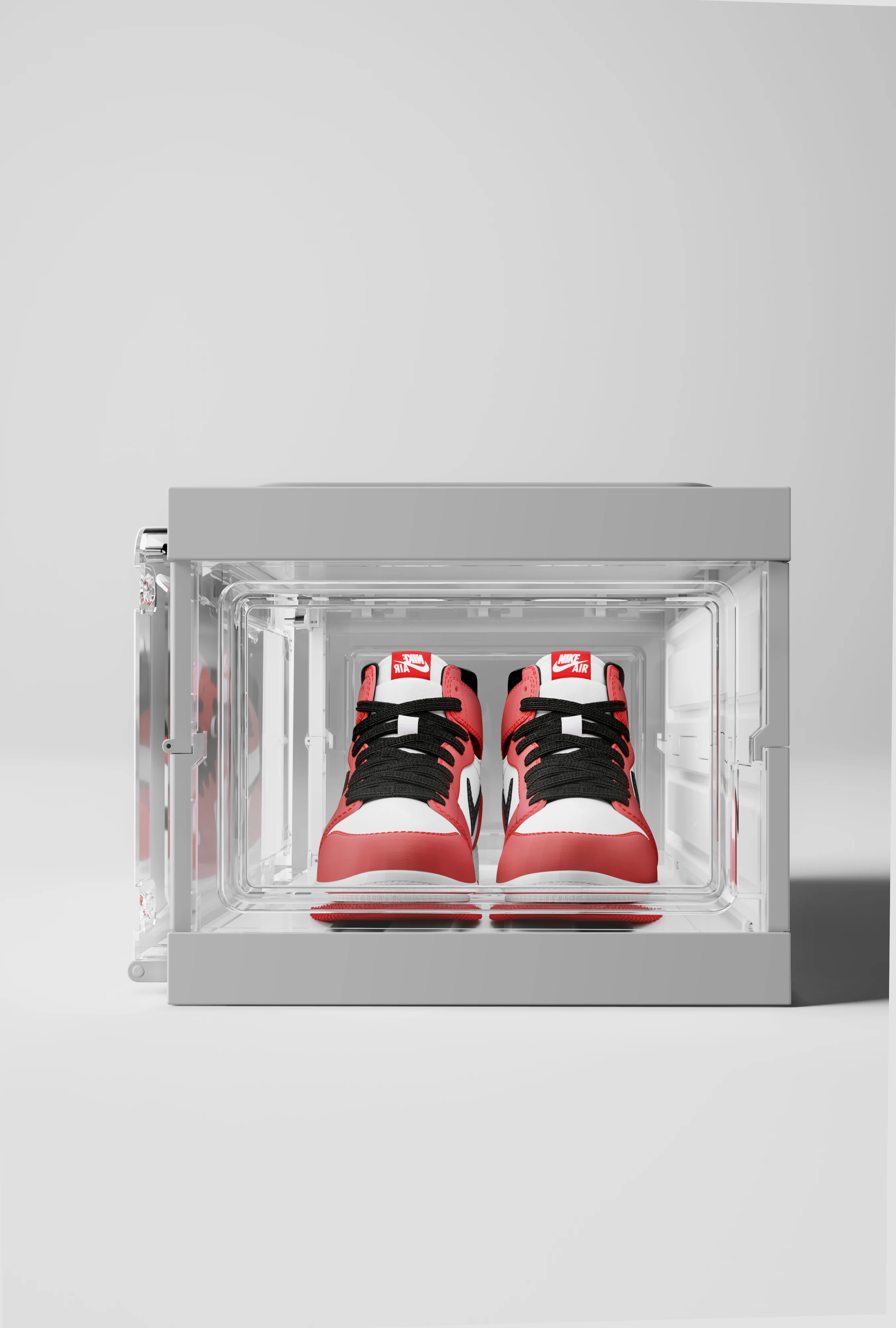 Factory Supply Clear Display Case Box Customized logo Showcase Cube Collectibles Customized logo Show Box