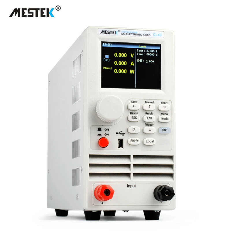 mestek CL40 400W 150V 40A  Electronic Loads Adjustable Programmable DC Electronic Battery Load Tester