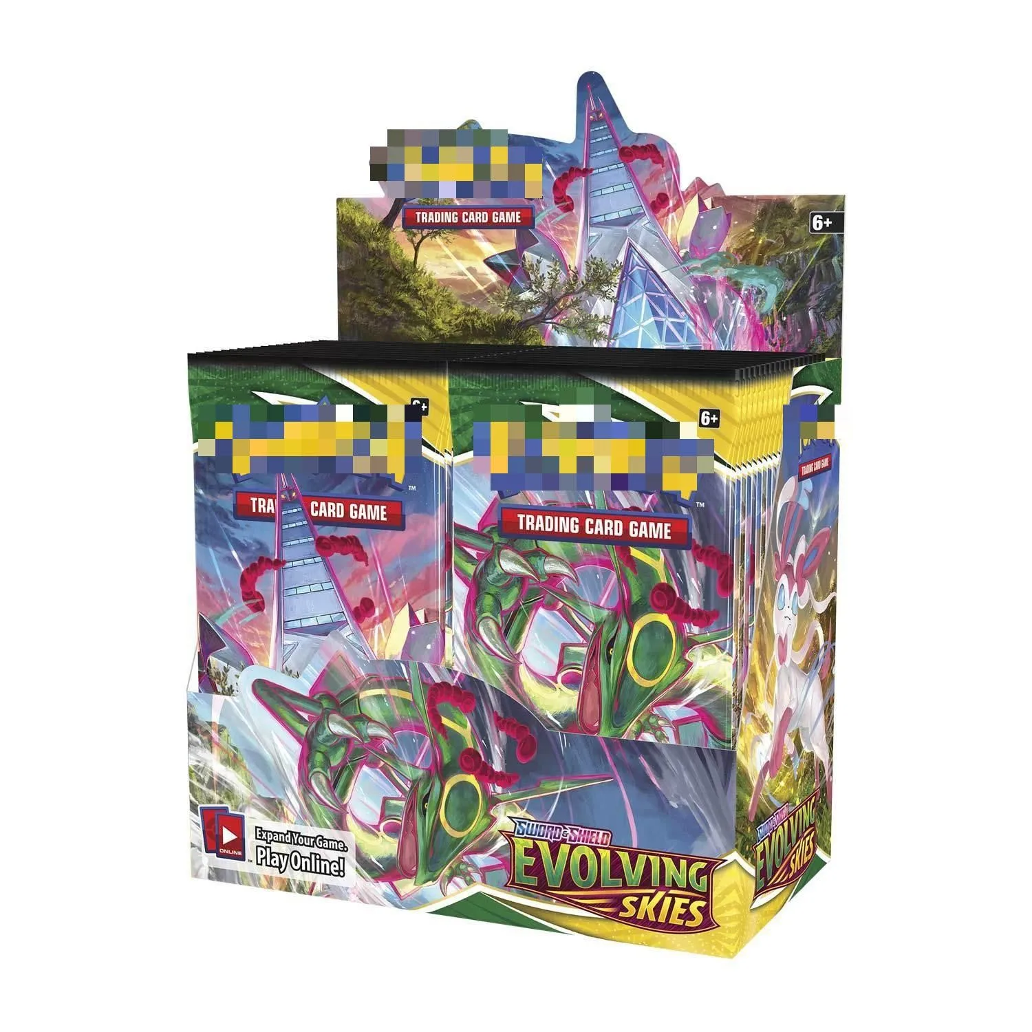 Poke mon Sword and Shield Brilliant Stars Build and Battle Box - 10 Booster Packs 324pcs English Pikachu cards