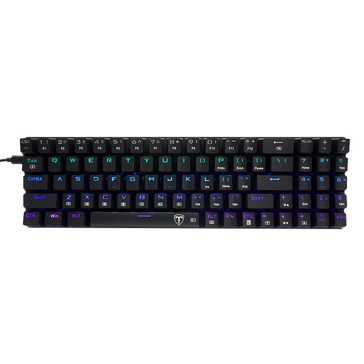 78keys Outemu switches RGB backlight with programmed effects mechanical Gaming Keyboard For Gamer Desktop PC Computer