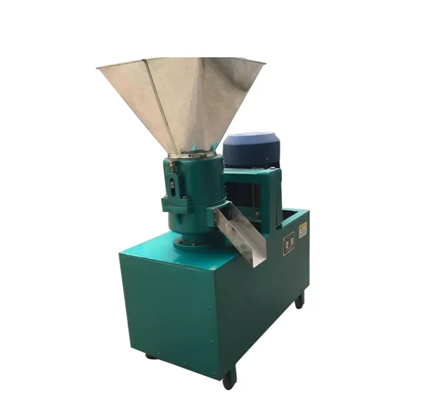 Hongting animal feed pellet Flat die extruding granulating machine Organic granule fertilizer Granulator machine