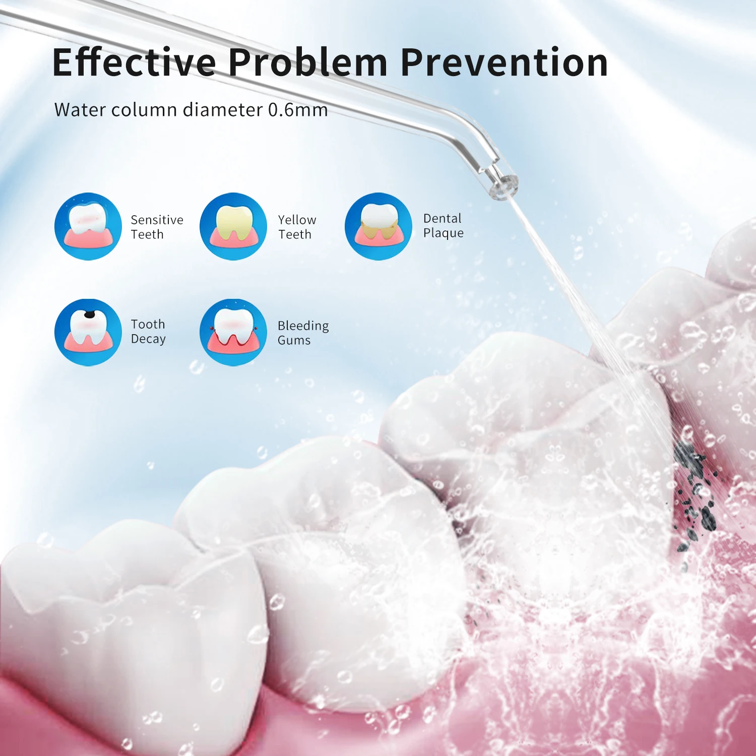 2021 портативный беспроводной зубной Флоссер хорошего дизайна для путешествий, мягкий водный Флоссер для чистки зубов