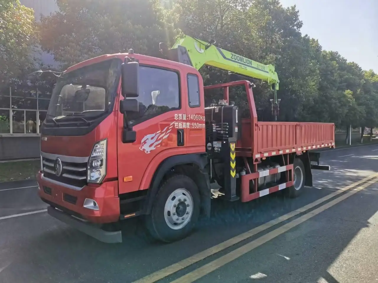 Chinese 7ton Stiff Boom Truck Mounted Crane ZLT1750V4 Good Prize on Sale