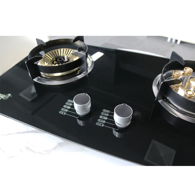
Tempered glass panel gas stove 2 burner cooker 5 kilos table gas stove 