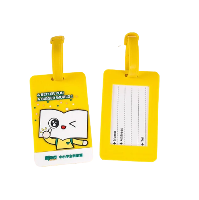 
soft pvc luggage tag 