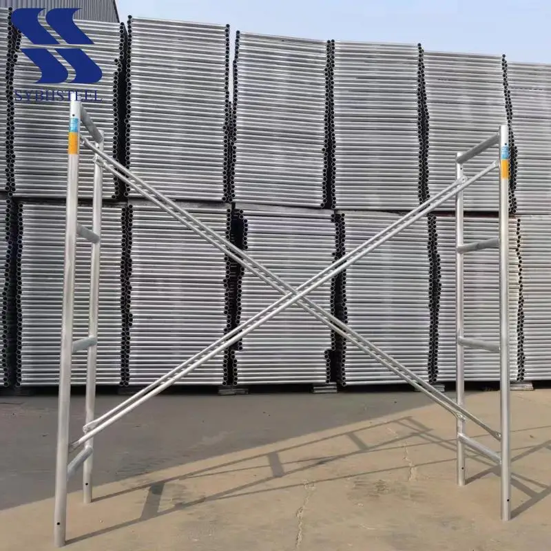 Portable Door Frame Scaffold Painted for Enhanced Protection Reliable Design for Construction Sites