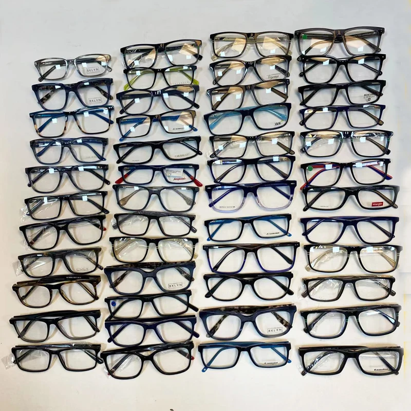 New Stock Clearance Random Acetate Eyewear Optical  Frame Assorted Model and Color Glasses Frame
