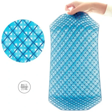 SHUNTEX TPE Silicon Gel Pectin Lumbar Support cushion Pressure Relief Gel  TPE waist support  for Office or driving