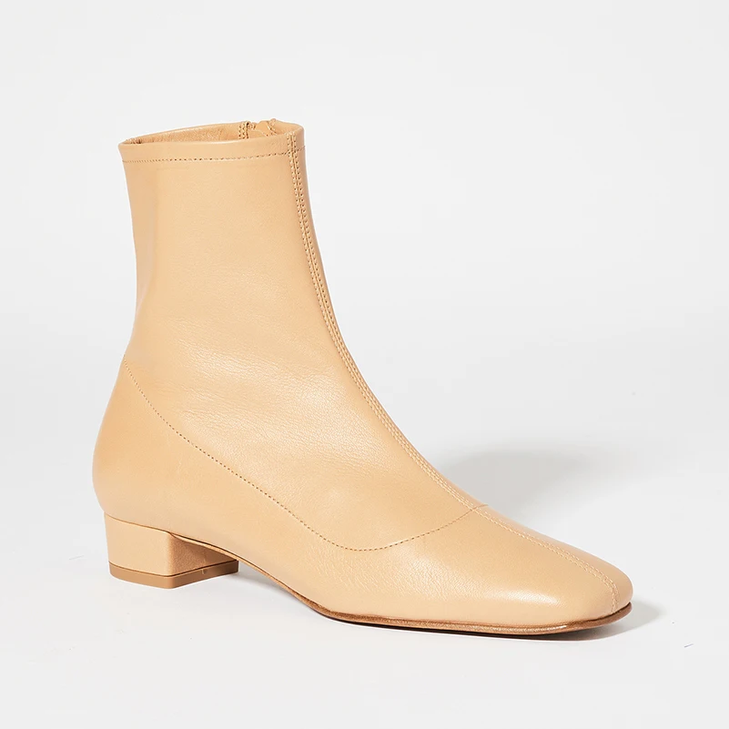 
Boots 2021 Fashion Design Genuine Leather Womens Shoes Ladies Custom Logo Boots 