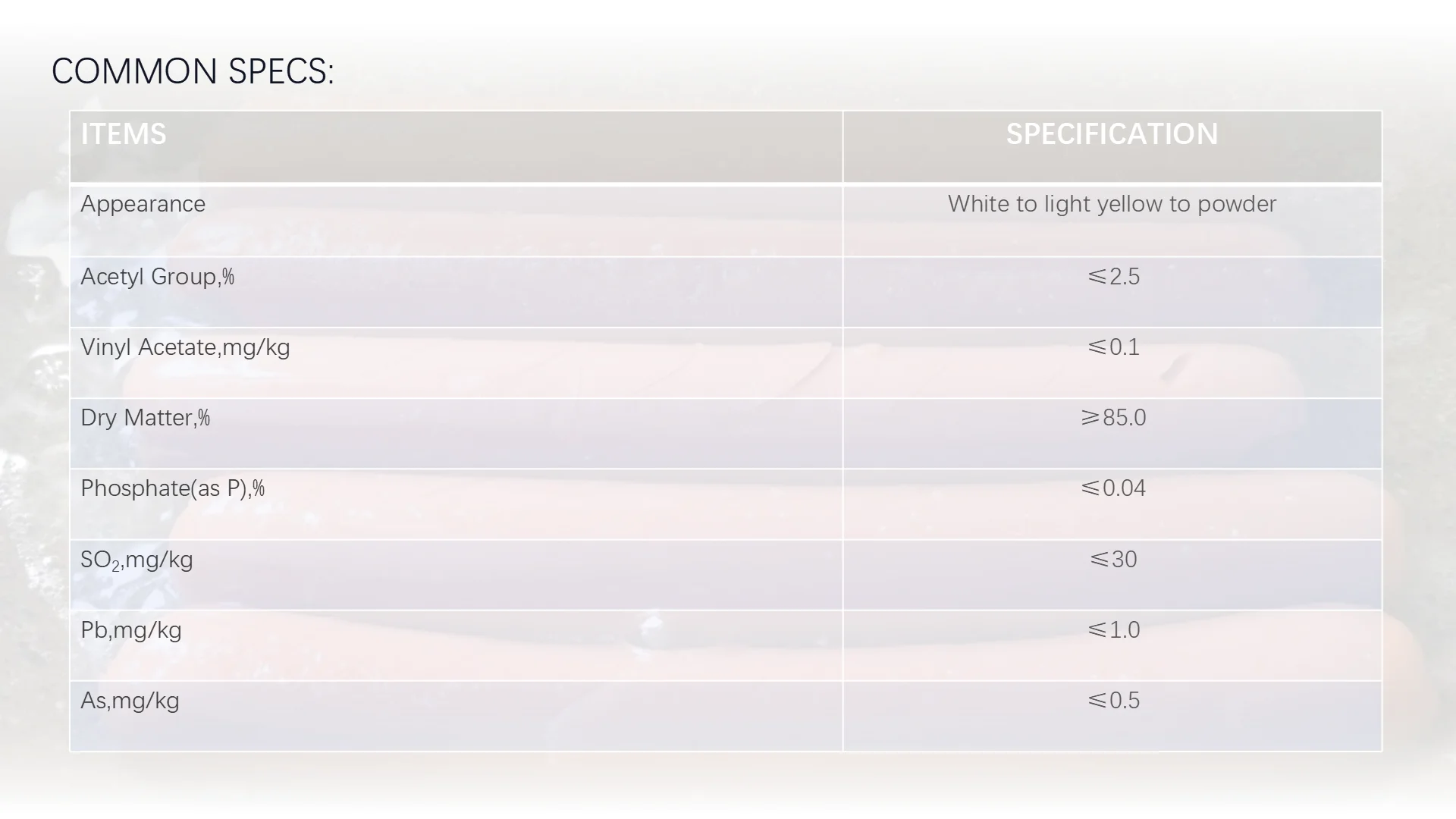 [HOSOME]acetate distarch phosphate/acetylated di-starch phosphate powder as thickener binder for meat/flour product cas9049-76-7