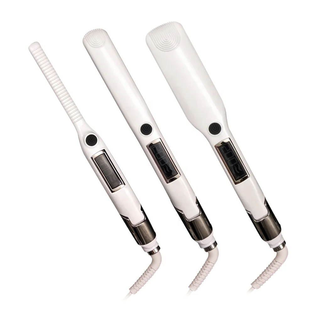 Private Label Wholesale Custom LCD Display Hair Straightener Wholesale Professional Best Flat Iron Hair Straightener
