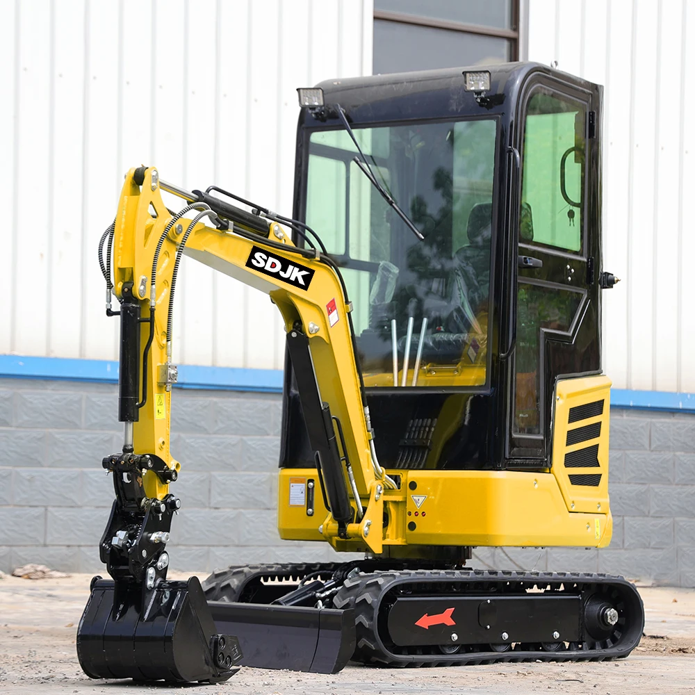 Free Shipping Kubota Engine Small Mini Excavators Multifunction Hydraulic Crawler Digger Farm Used Cheap Mini Excavator 2 Ton